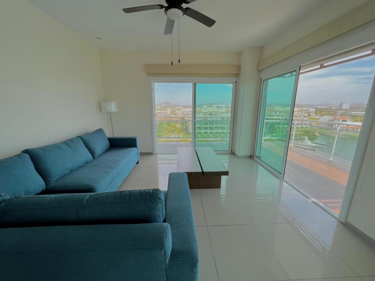 Apartamento Pacifika 7007 con vista panorámica a la marina Mazatlán Exterior foto