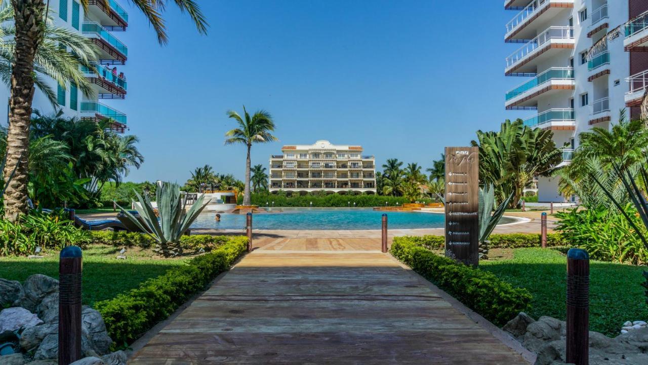 Apartamento Pacifika 7007 con vista panorámica a la marina Mazatlán Exterior foto