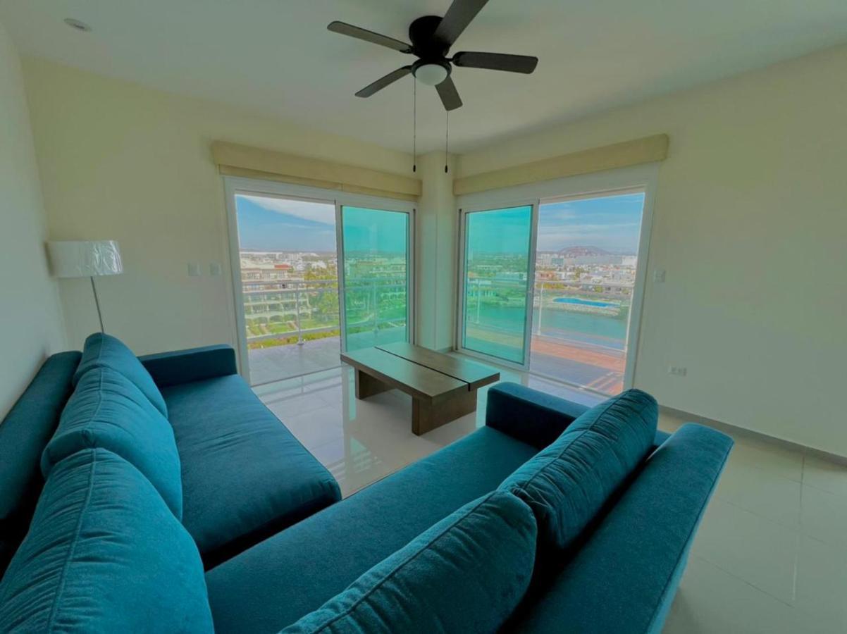 Apartamento Pacifika 7007 con vista panorámica a la marina Mazatlán Exterior foto